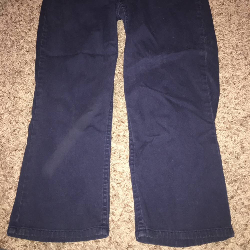 Navy blue capris